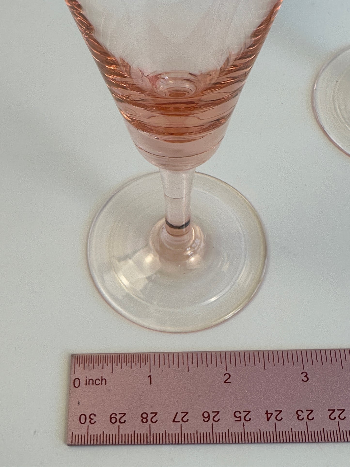 Pink Champagne Glasses Set of Eight