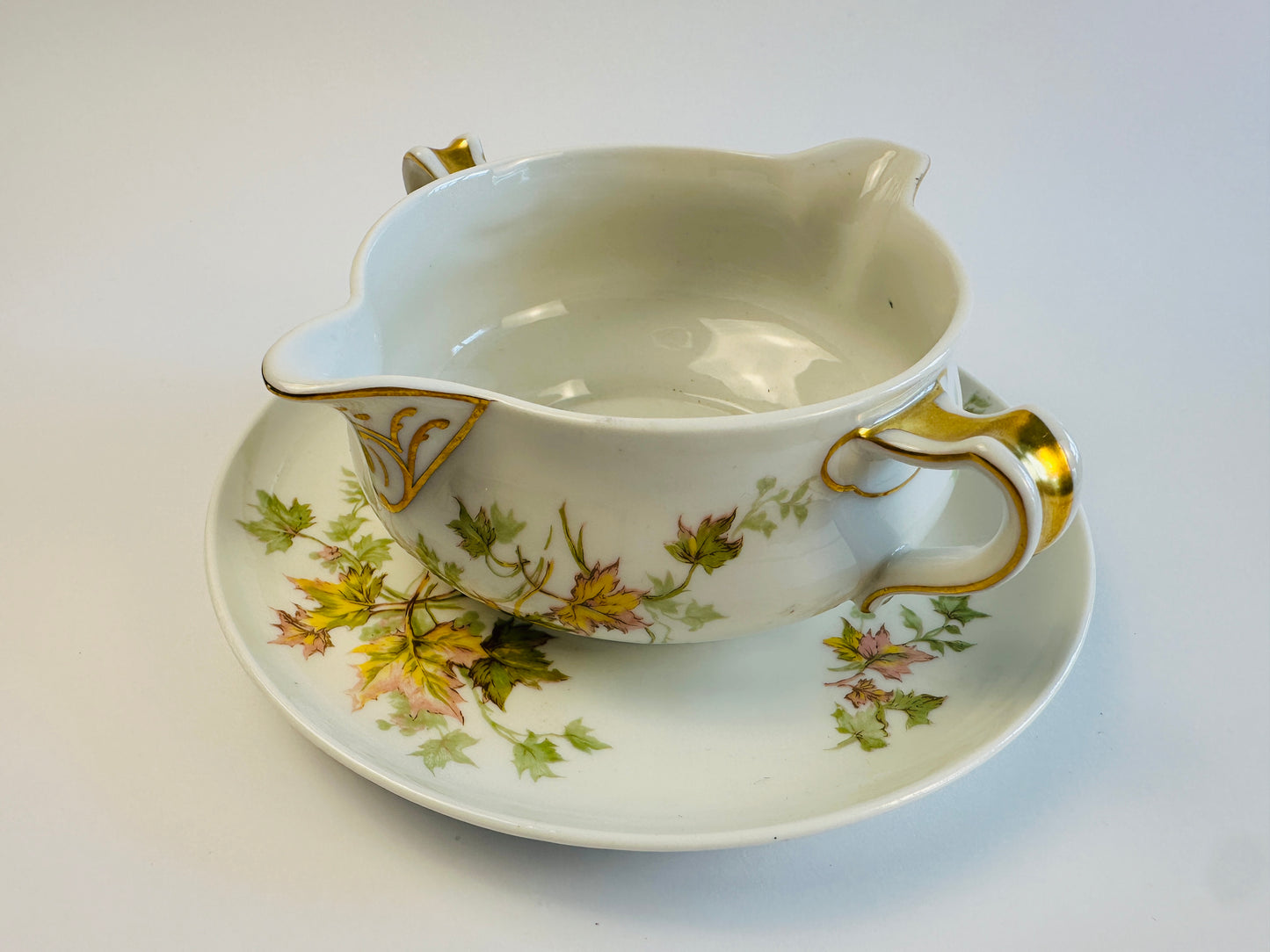 Haviland Autumn Leaves Gravy Boat