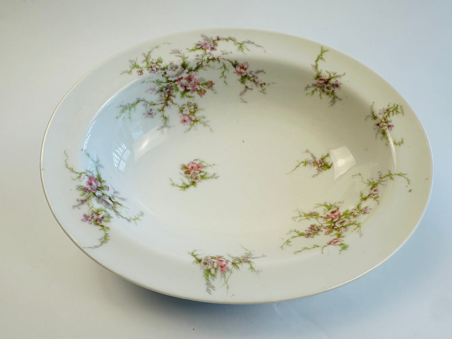 Haviland Pink Rose Serving Bowl