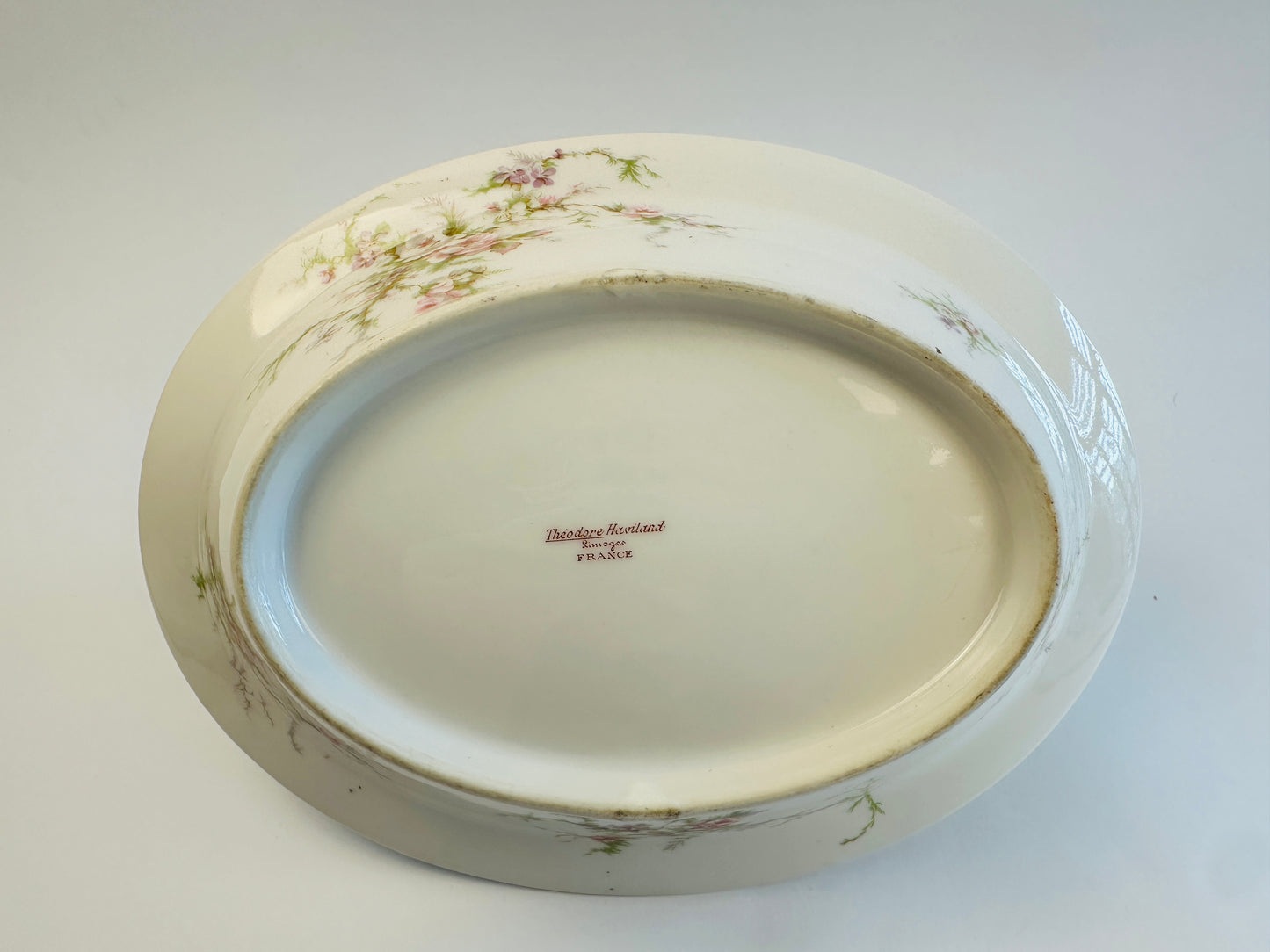 Haviland Pink Rose Serving Bowl