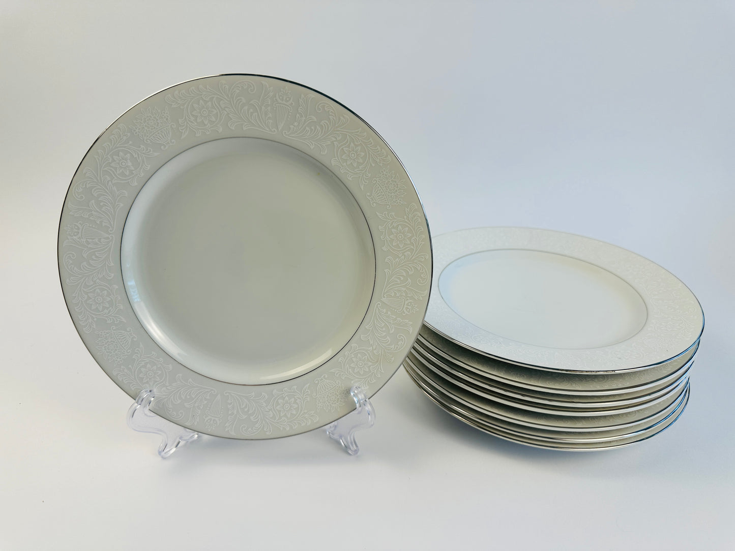 Crown Victoria Lovelace Salad Plates Set of Eight