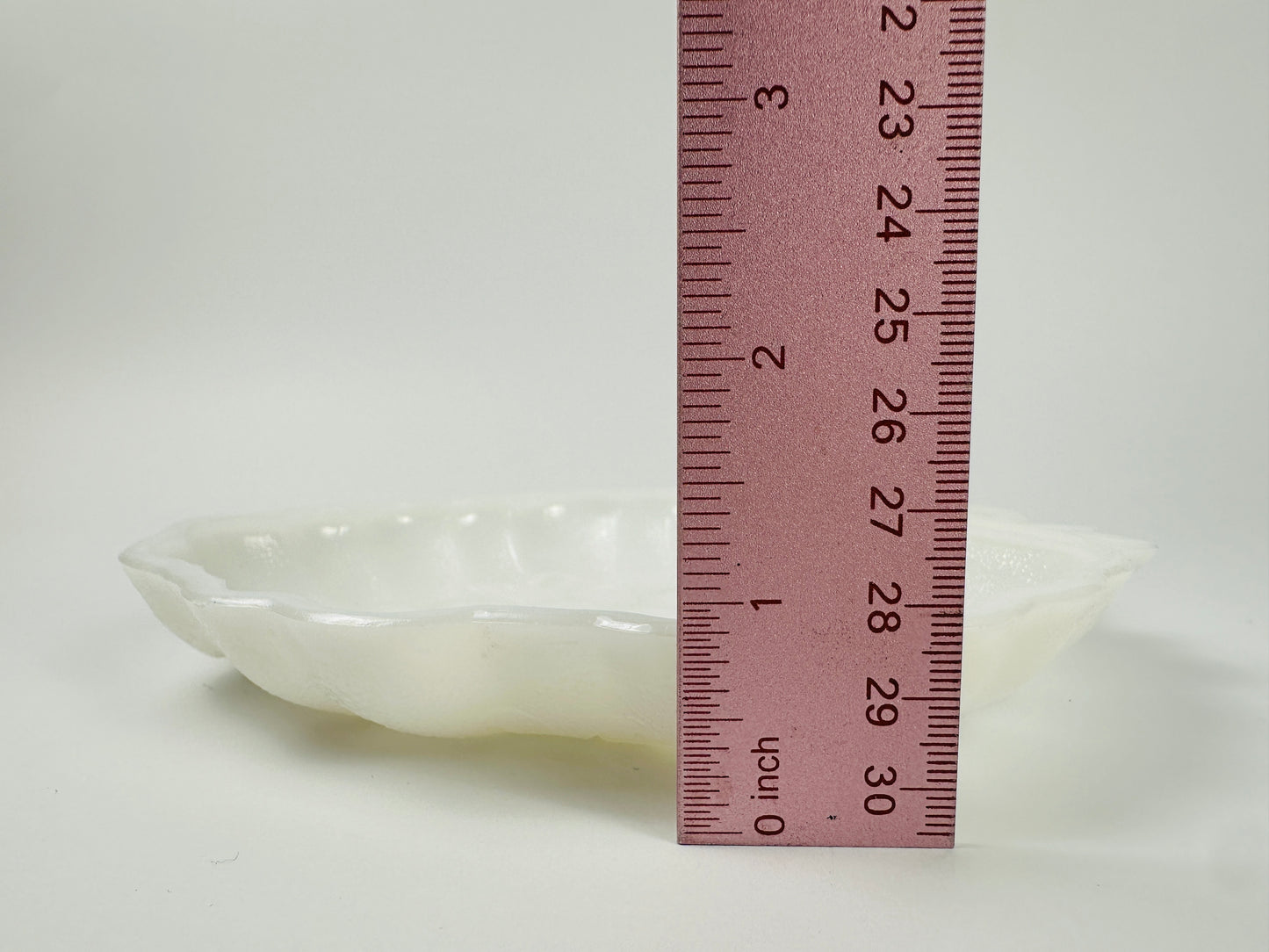 White Milk Glass Grape Cluster Small Bowl