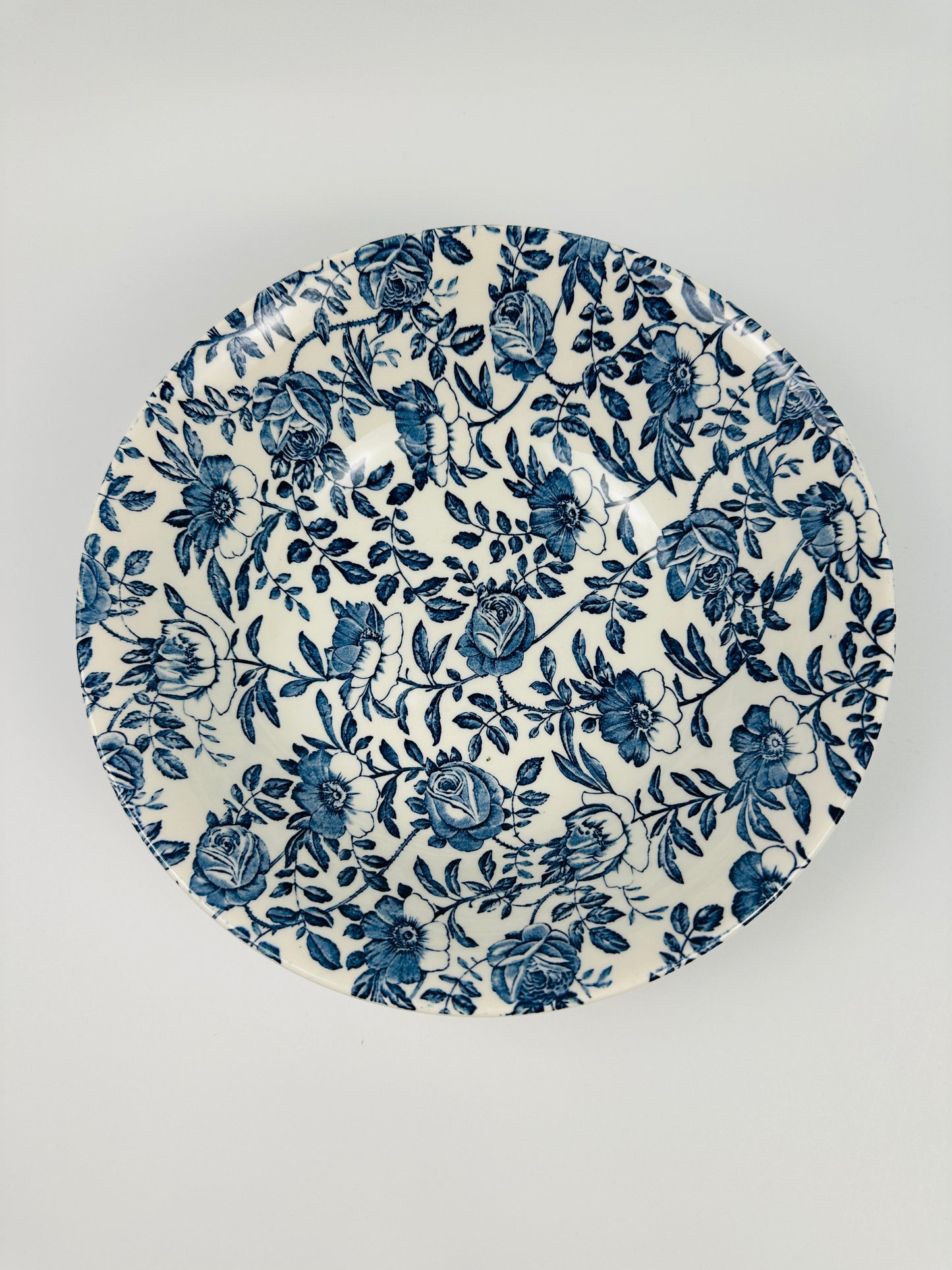 Blue & White Floral Small Plate