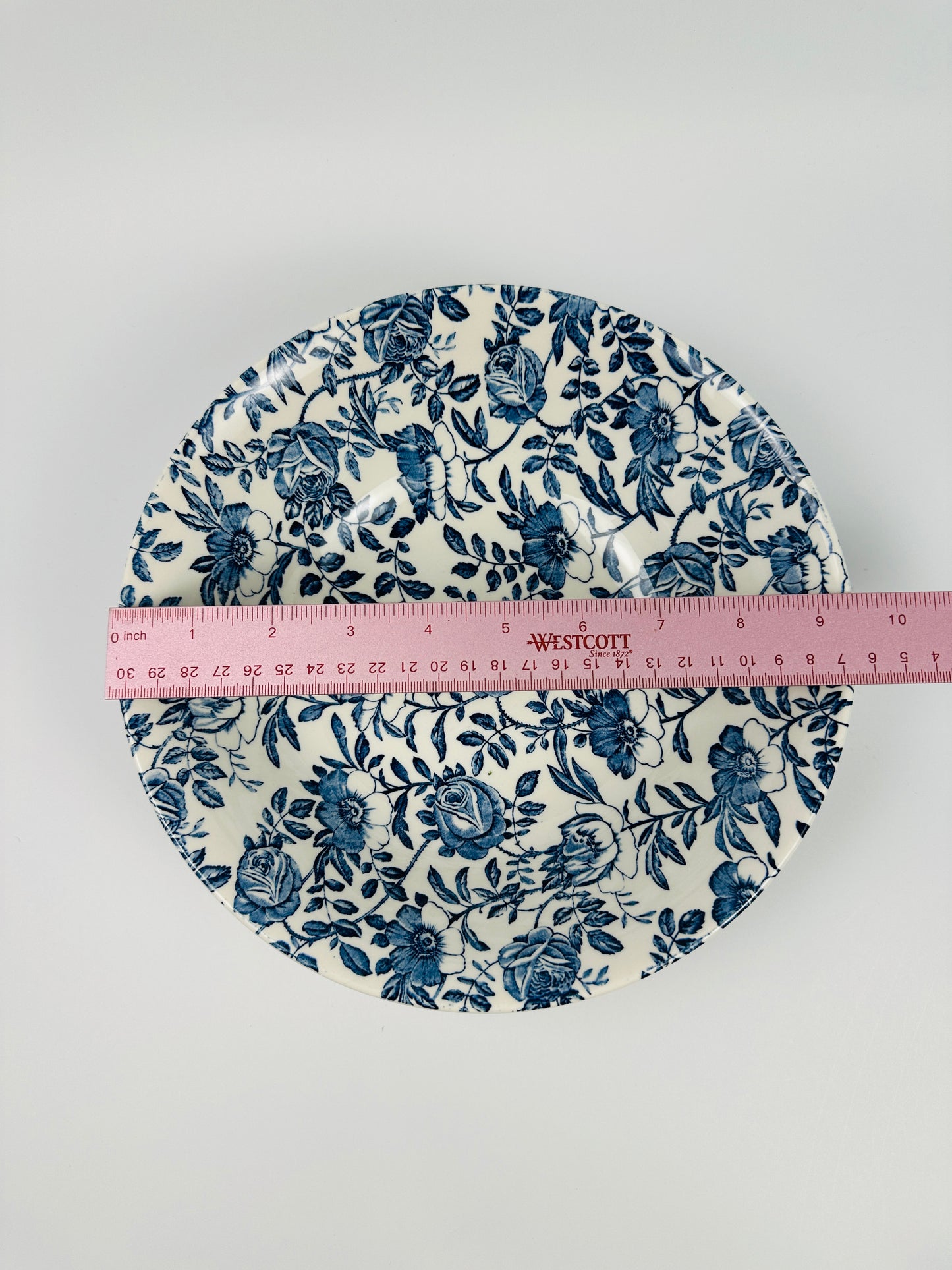 Blue & White Floral Small Plate