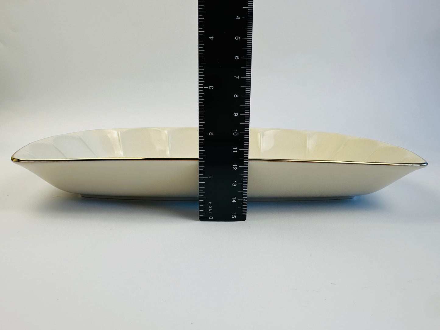 Lenox Ridged Gold Edge Platter