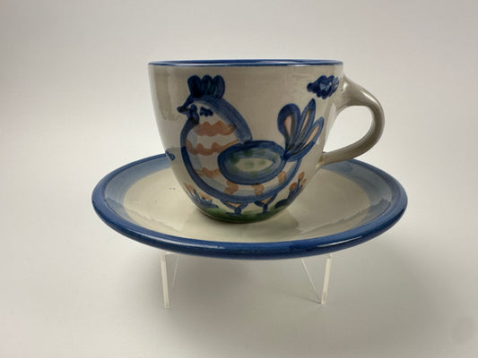 M A Hadley Chicken Cup & Saucer