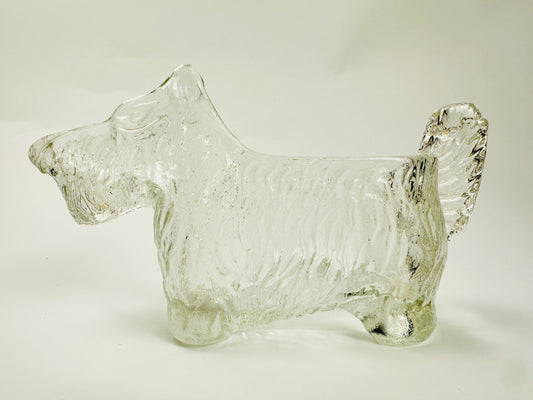 Scottie Pressed Glass Creamer