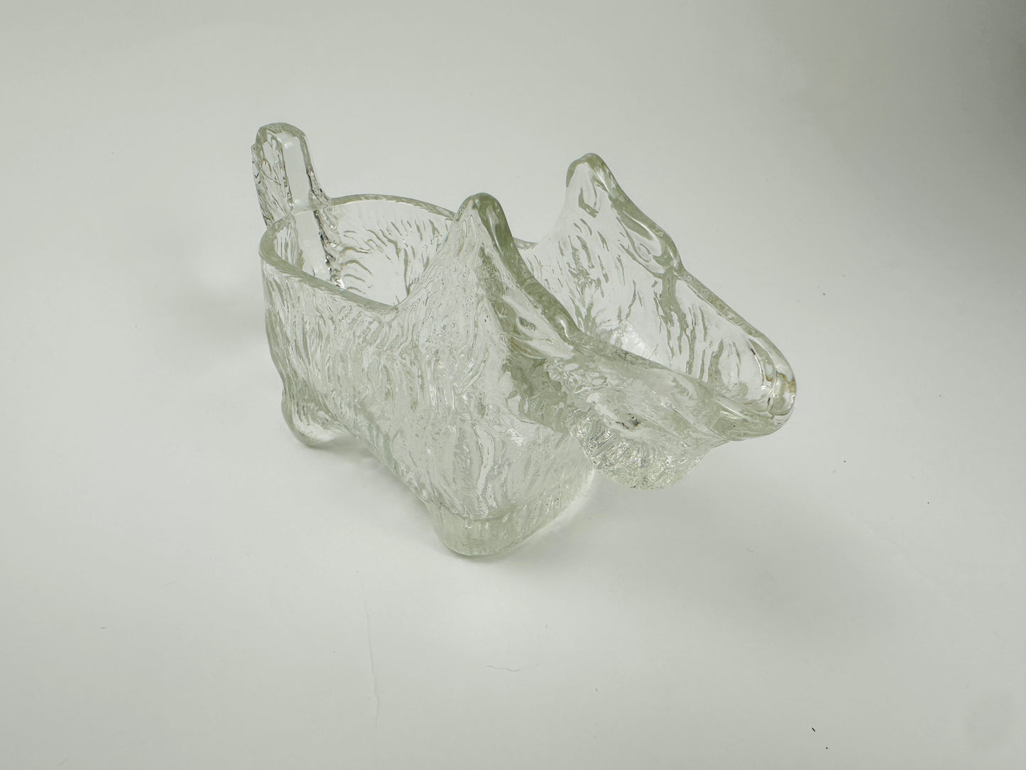 Scottie Pressed Glass Creamer