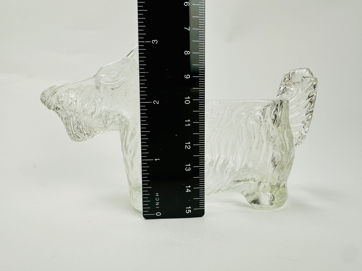 Scottie Pressed Glass Creamer