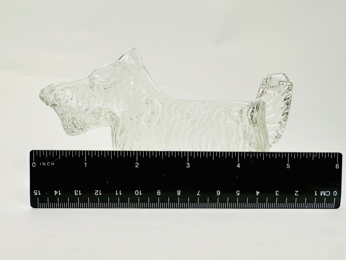 Scottie Pressed Glass Creamer