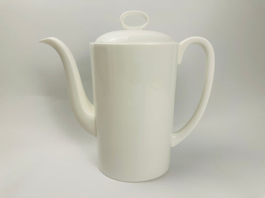 Wedgwood White Simple Coffee Pot