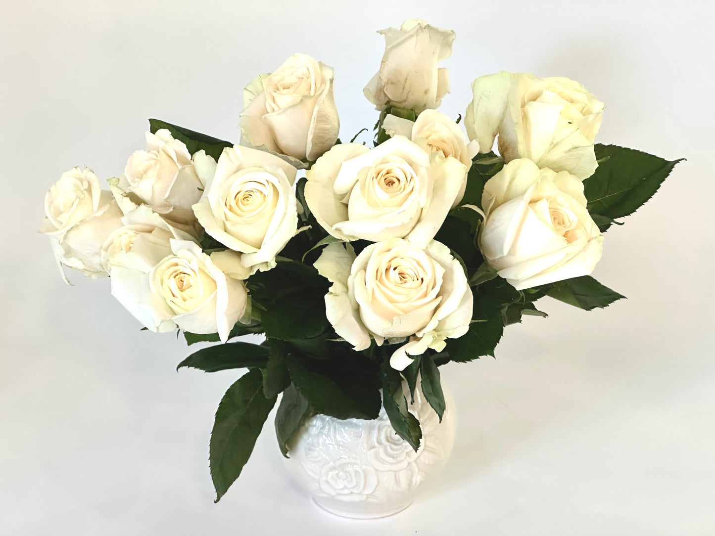 Lenox White Ginger Jar Rose Vase