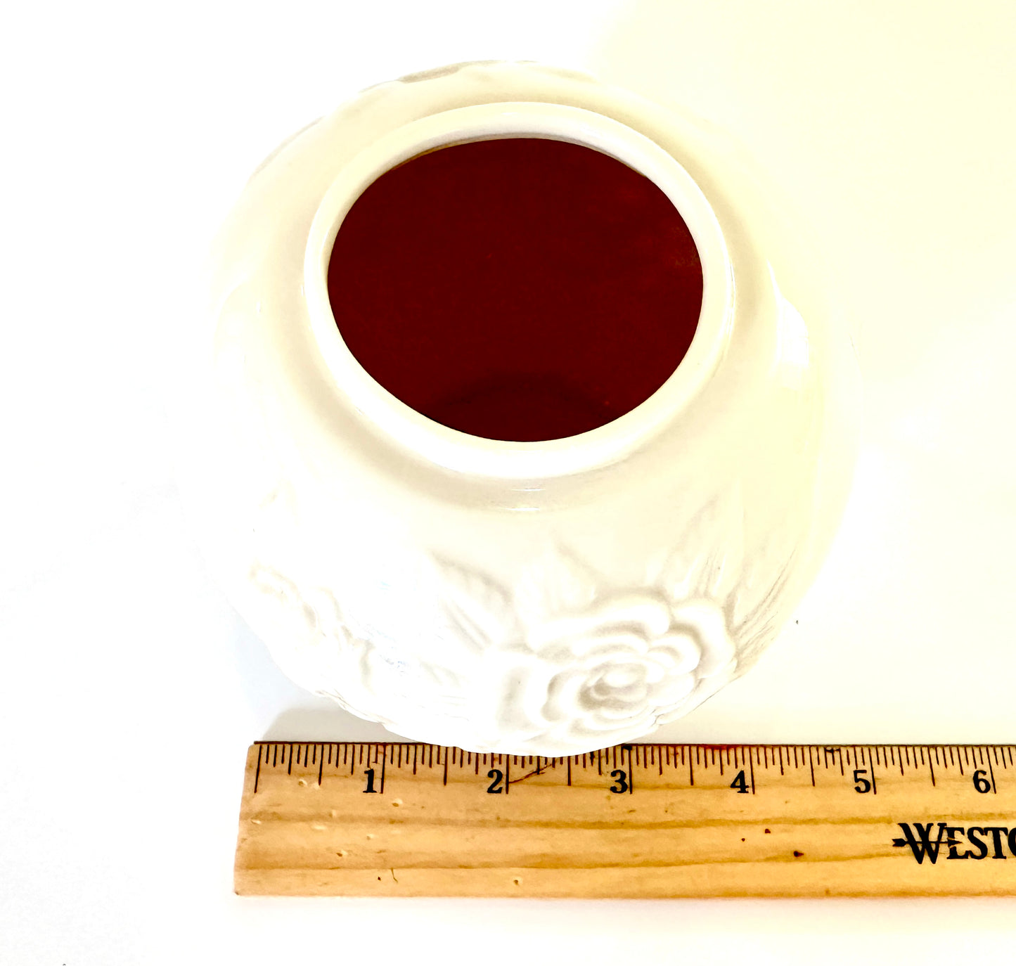 Lenox White Ginger Jar Rose Vase