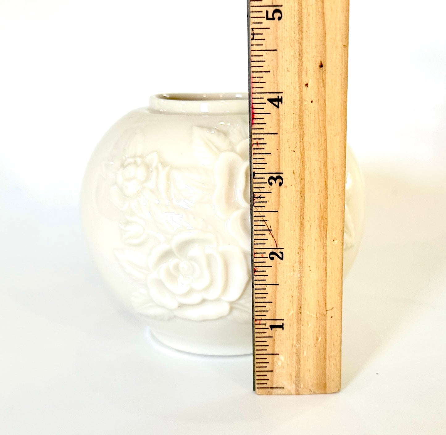 Lenox White Ginger Jar Rose Vase