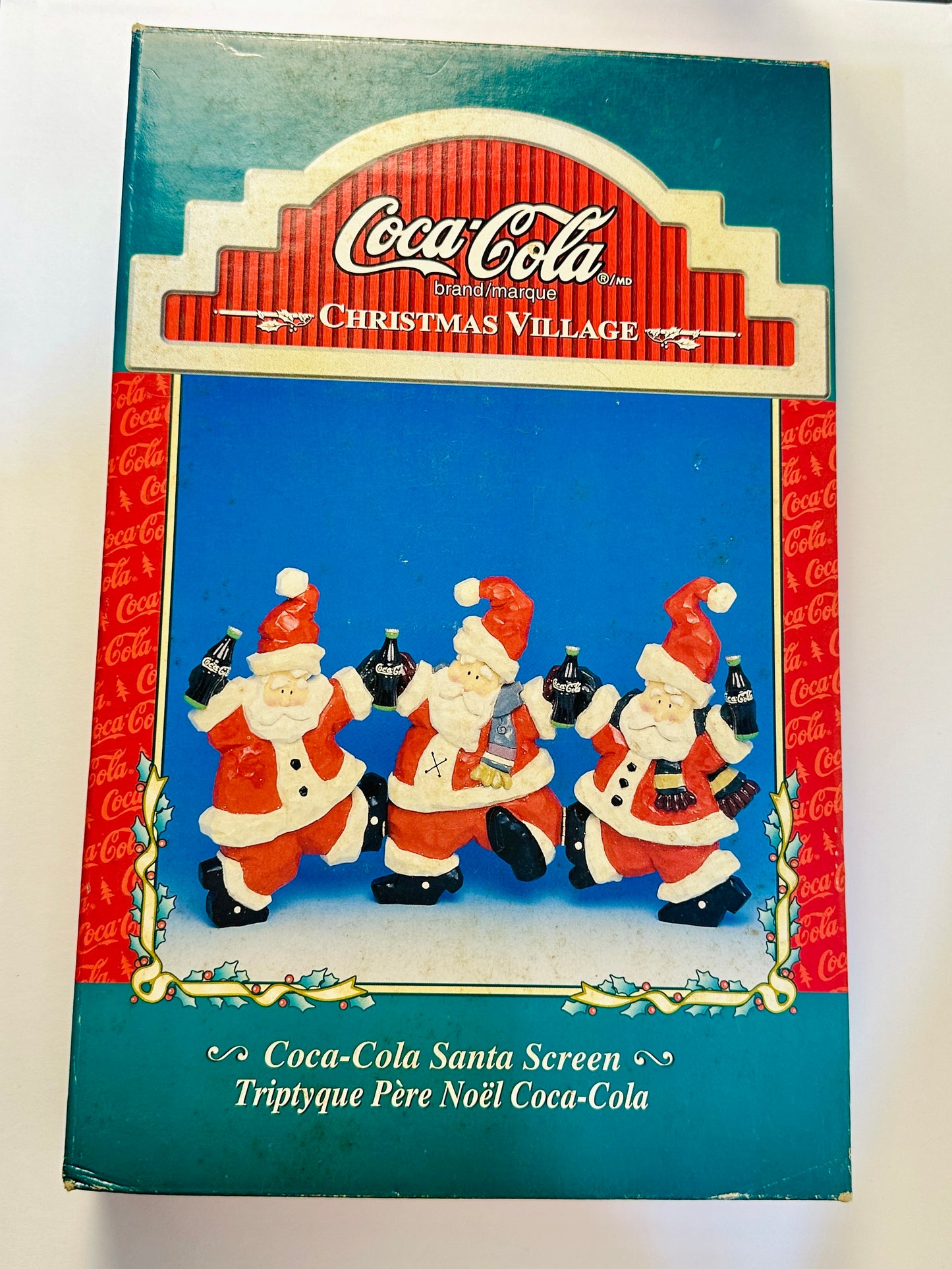 1999 Vintage New Coca Cola Santa Screen