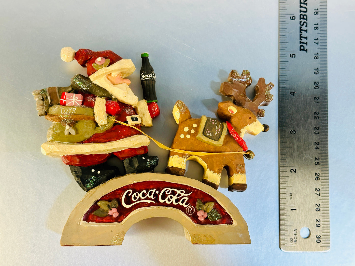 1999 Vintage Coca Cola Santa