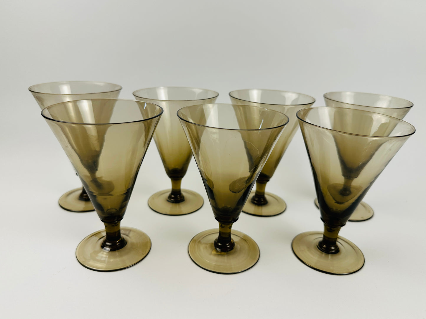 Smoke Wine Glasses Set of Seven